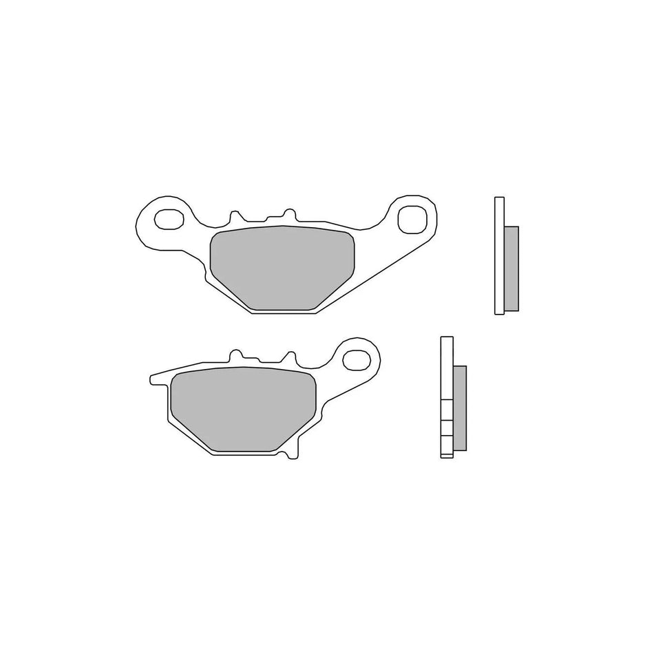 SET PASTIGLIE BREMBO OFF ROAD SINTER 07SU31SD