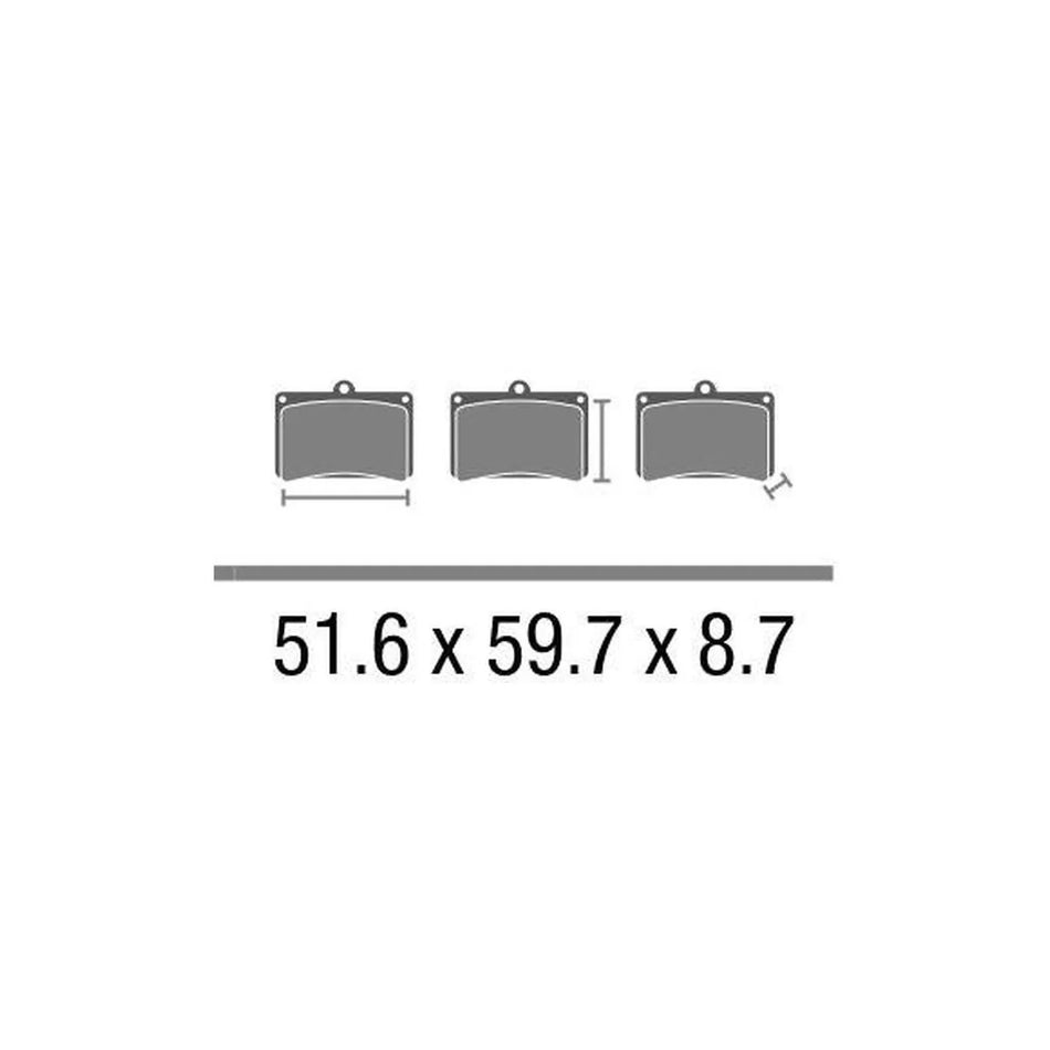 PASTIGLIE FRENO BREMBO CARBON CERAMIC