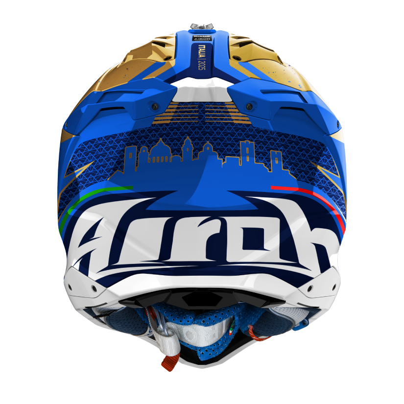 CASCO AIROH AVIATOR 3 III SIX DAYS BERGAMO ITALIA 2025 LIMITED EDITION