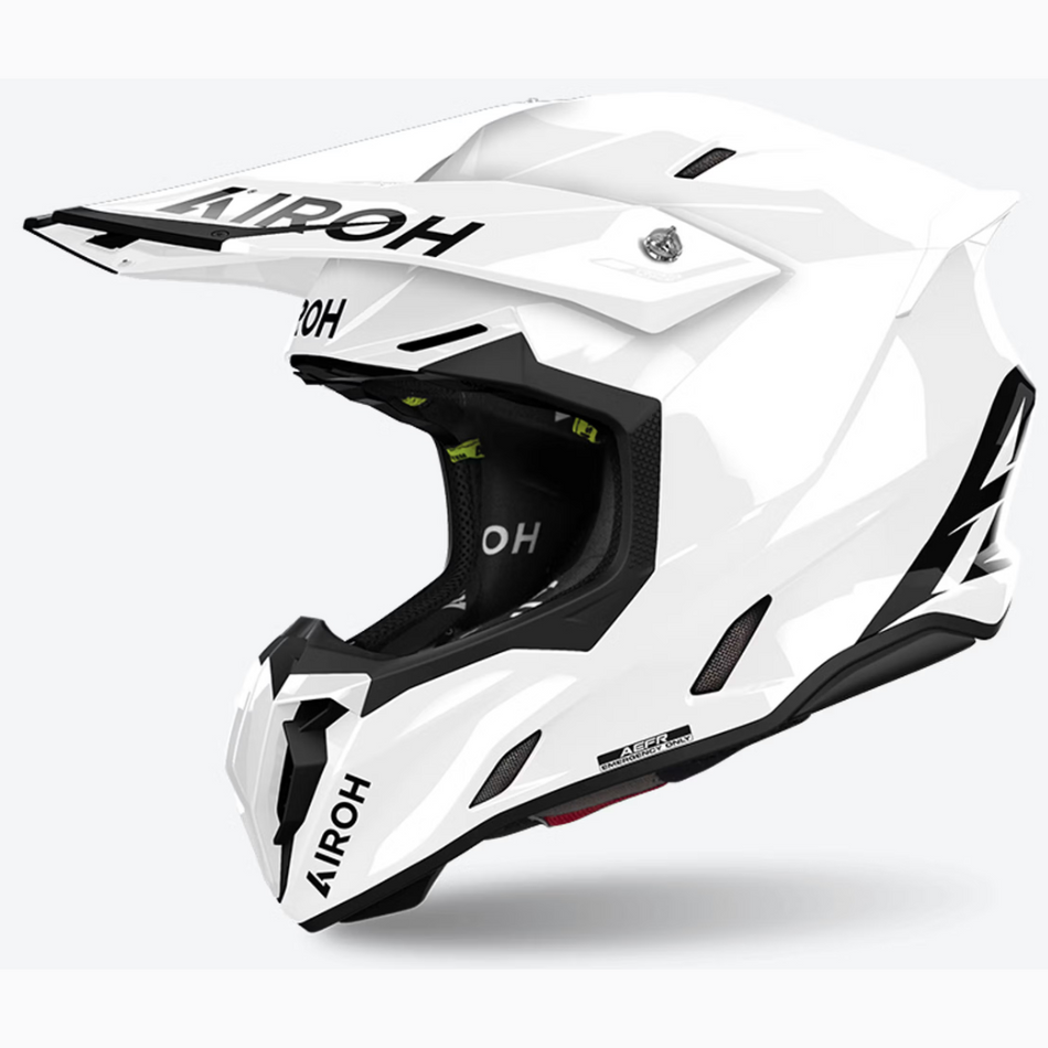 CASCO AIROH TWIST 3 COLOR WHITE GLOSS BIANCO