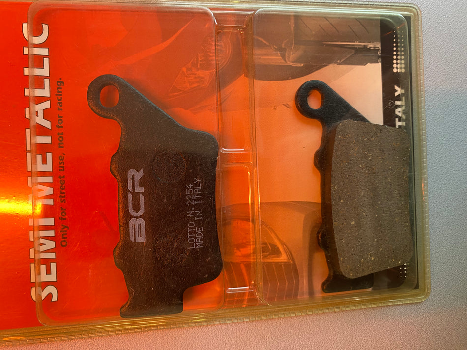 PASTIGLIE FRENO BCR SEMI METALLIC