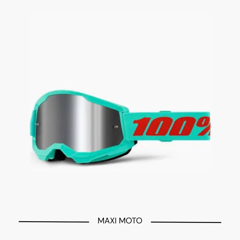 Maschera 100% Strata 2 Maupiti Silver Mirror Lens