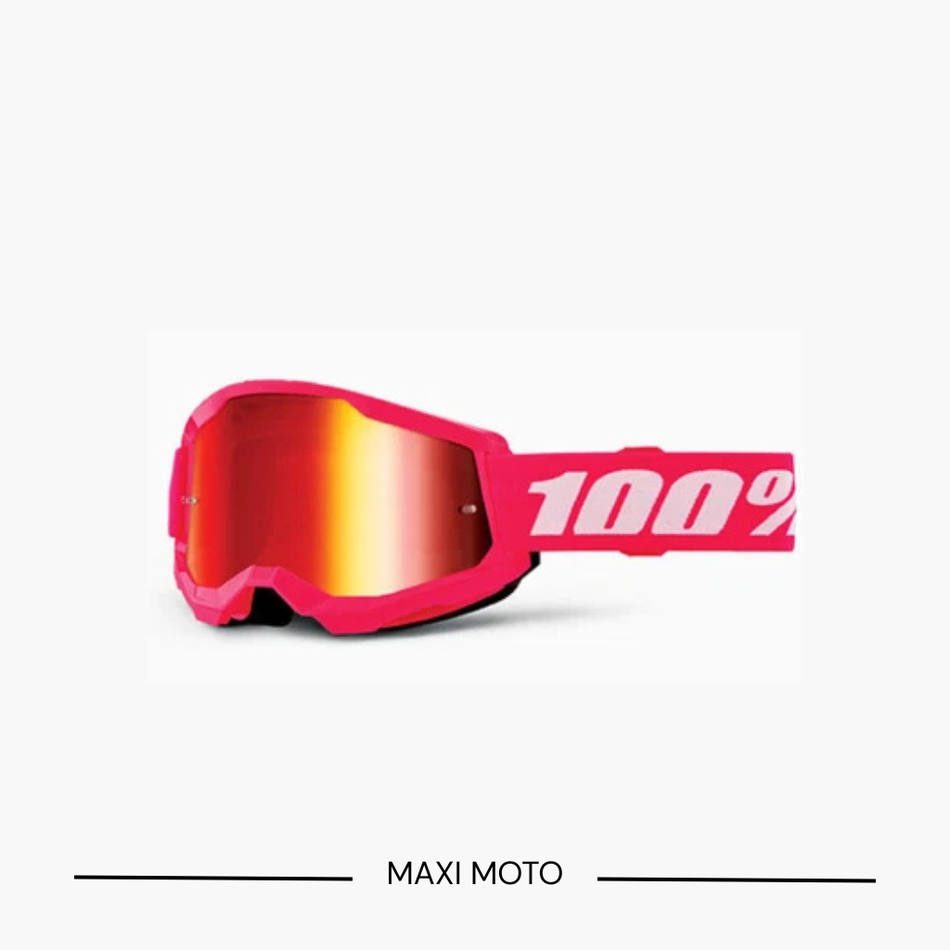 Maschera 100% Strata 2 Pink Mirror Lens