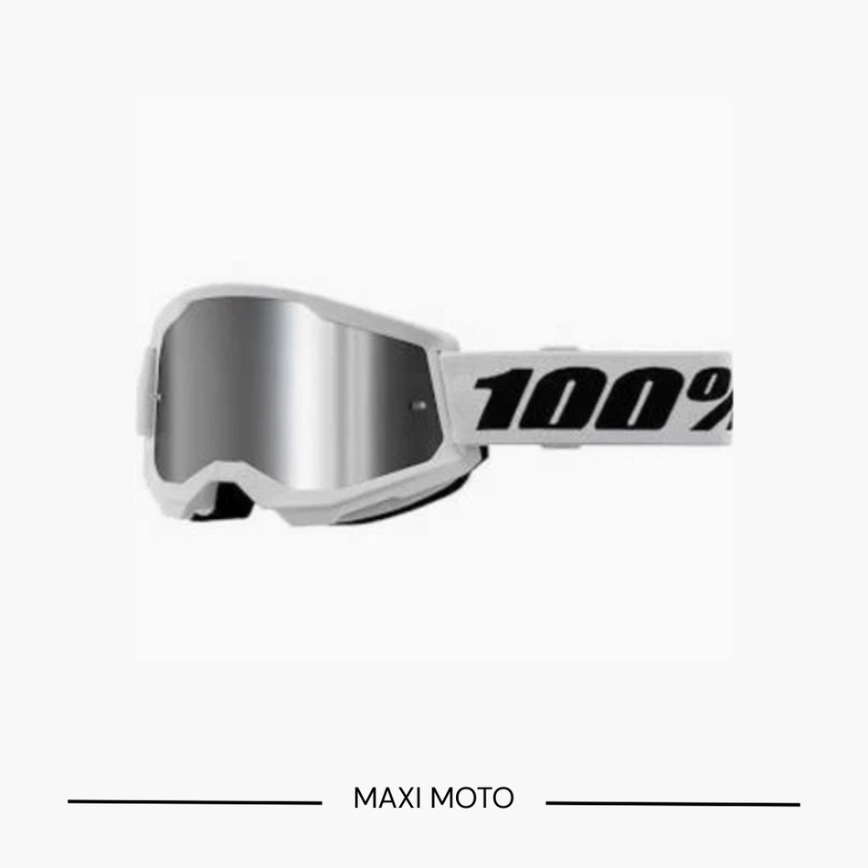 Maschera 100% White Silver Mirror Lens