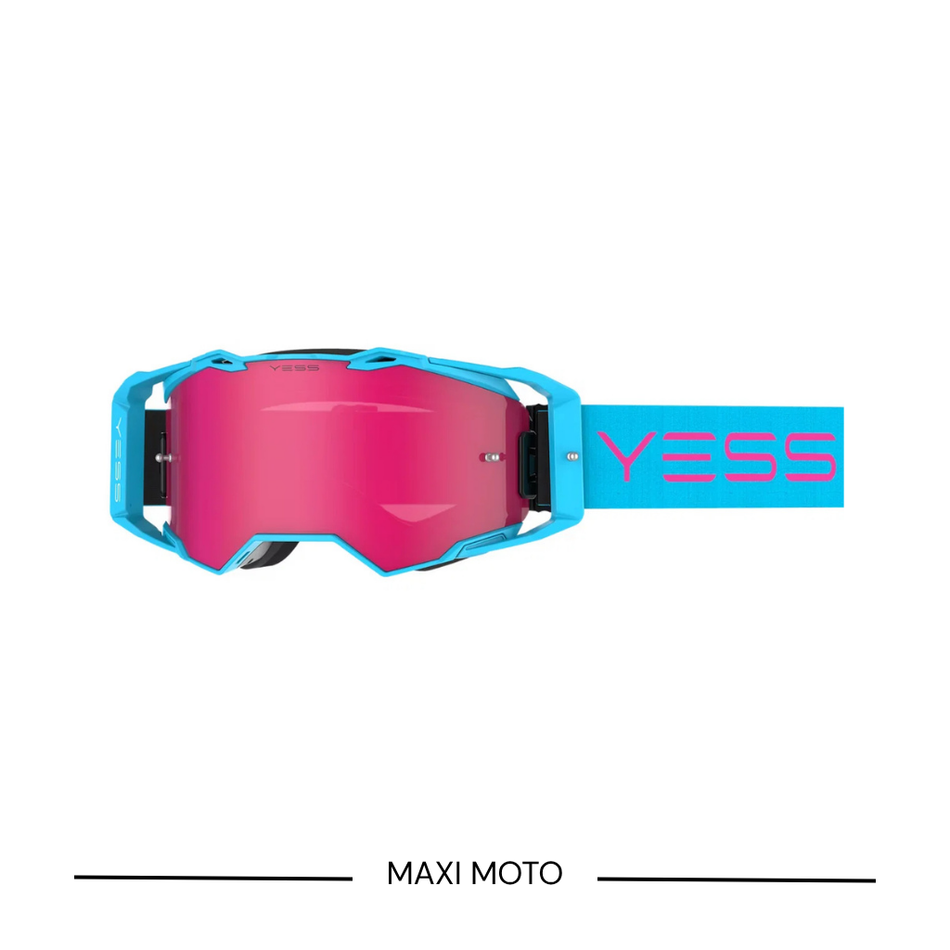 Maschera Yess Blue Candy Pink
