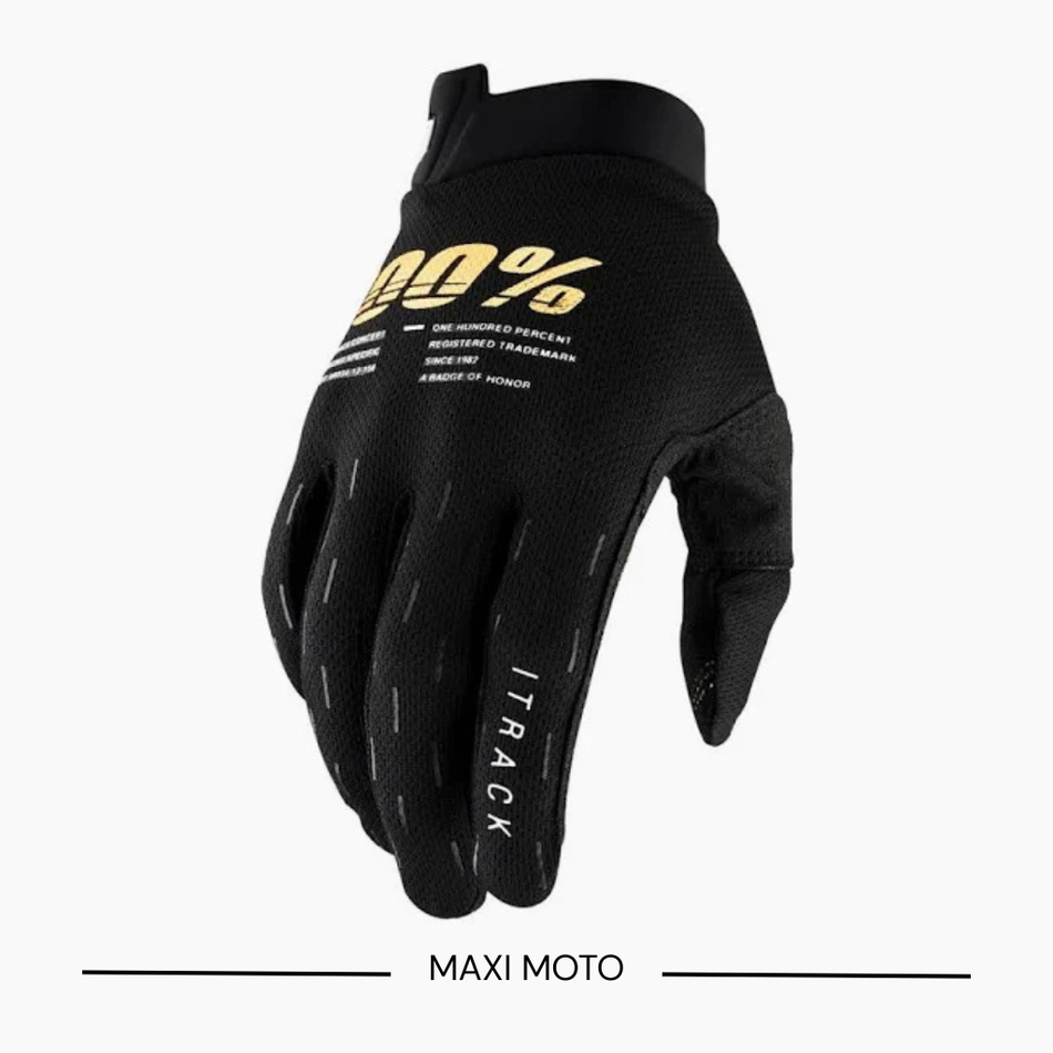 Guanti 100% ITrack Black