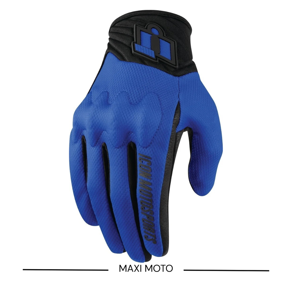 Guanti Icon Anthem 2 CE Blue