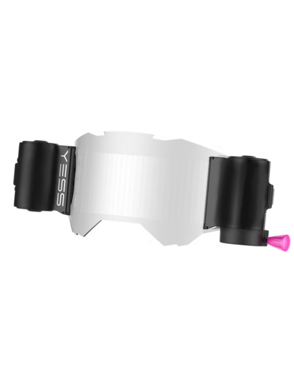 MASCHERA MOTOCROSS YESS BRAND ROLL OF MONO 2 BIANCA E NERA