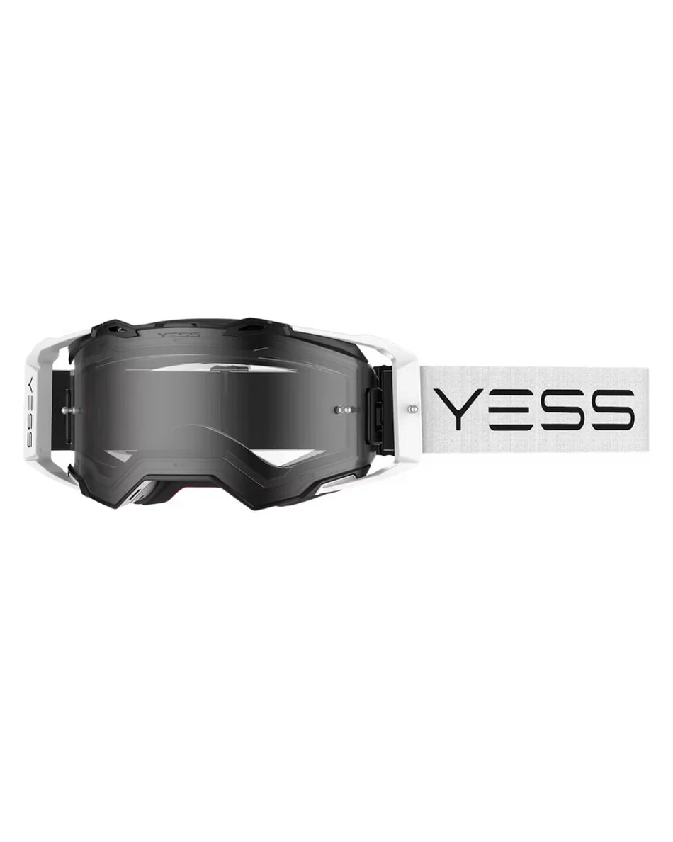 MASCHERA MOTOCROSS YESS BRAND ROLL OF MONO 2 BIANCA E NERA