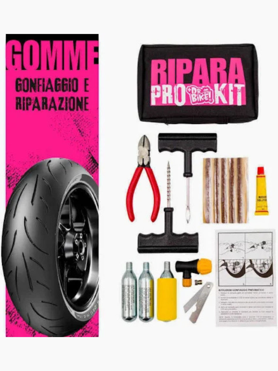 KIT RIPARA TUBLESS PRO DR BIKE PRO