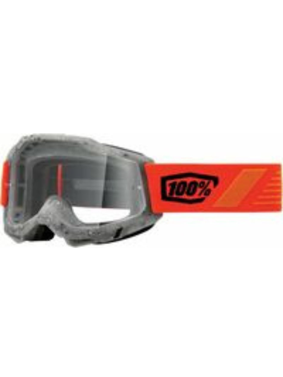 MASCHERA CROSS 100% GRIGIO E ARANCIONE ACCURI 2