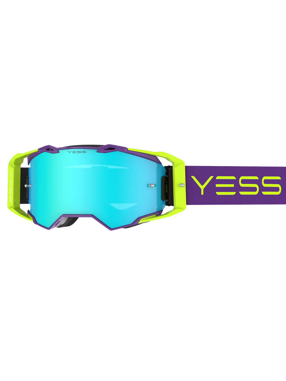 MASCHERA MOTO PURPLE SPARK YESS BRAND