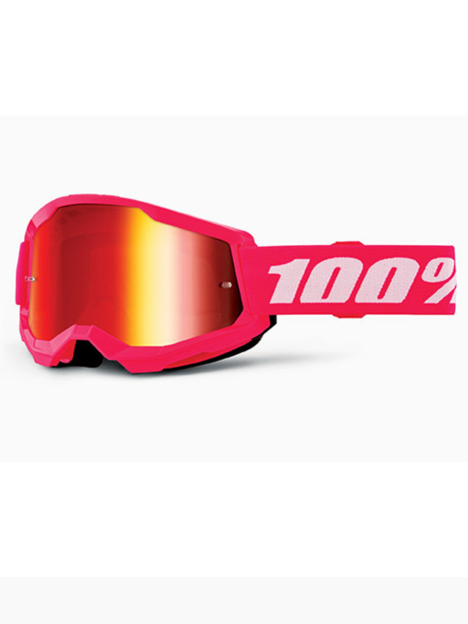 MASCHERA 100% STRATA 2 PINK - LENTE A SPECCHIO ROSA