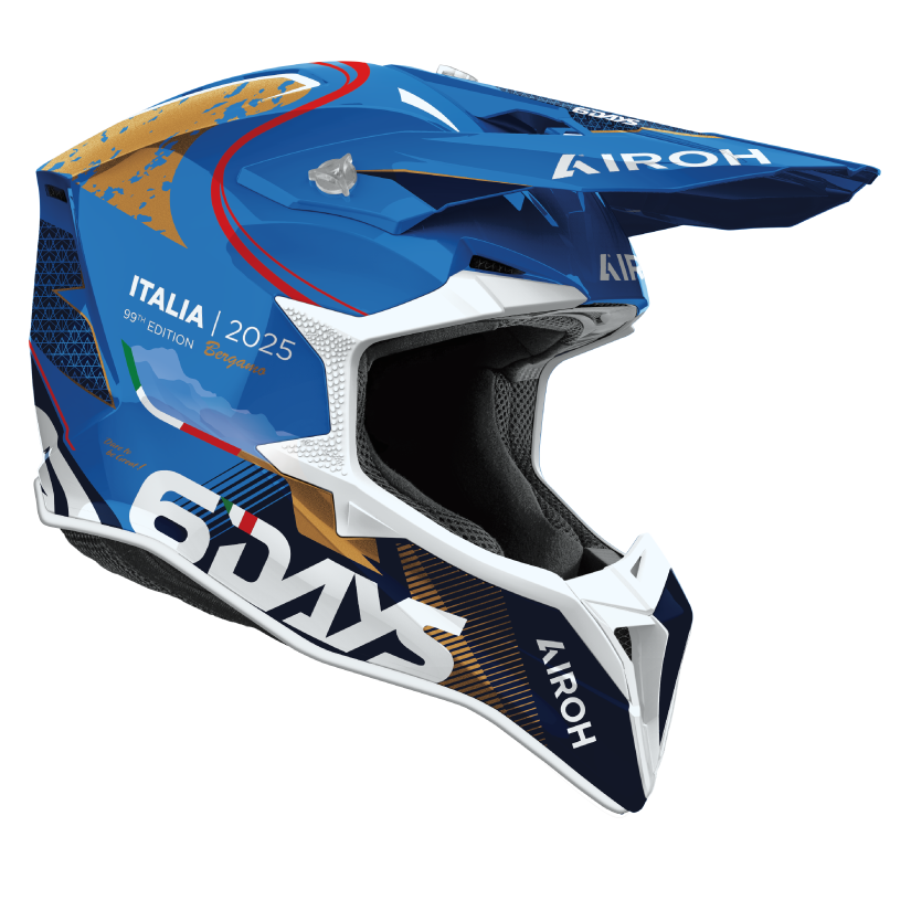 CASCO AIROH 6 DAYS SIX DAYS WRAAP BERGAMO 2025