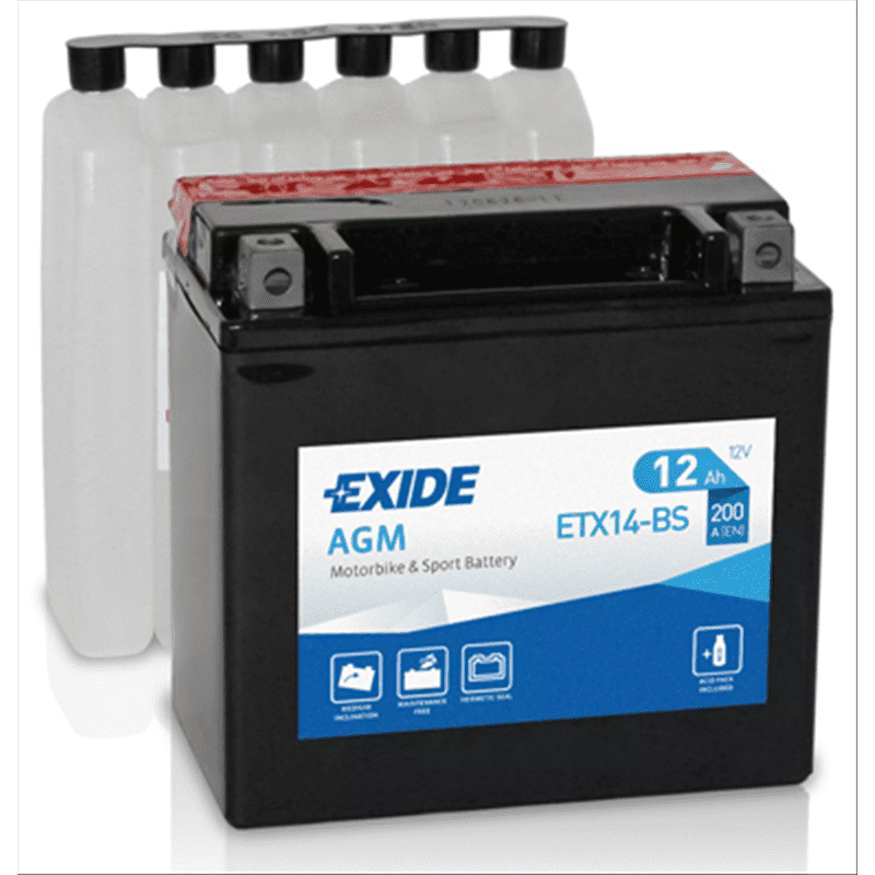 BATTERIA EXIDE AGM ETX14-BS