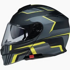 CASCO ZIR SOLARIS NERO GRIGIO GIALLO FLUO STRADALE STRADA MODULARE