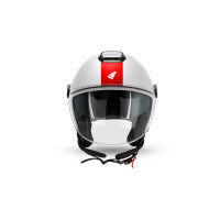 CASCO JET UFO NIXIE BIANCO E ROSSO