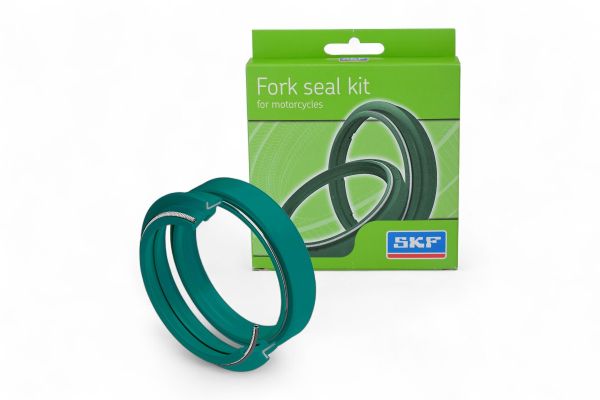 Kit paraolio e parapolvere verdi doppio labbro SKF per forcelle SHOWA 49mm